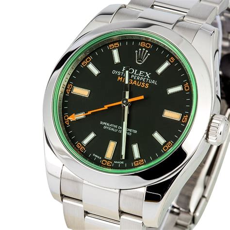 rolex m series milgauss green